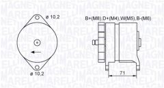 MAGNETI MARELLI 063730032010 — Alternator