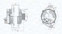 MAGNETI MARELLI 063731318010 — Генератор