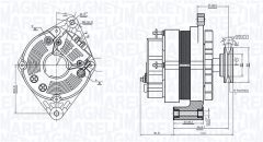 MAGNETI MARELLI 063730375010 — Генератор