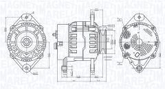 MAGNETI MARELLI 063734085010 — Генератор