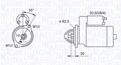 MAGNETI MARELLI 063521092500 — Стартер