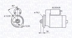 MAGNETI MARELLI 063521230180 — Стартер