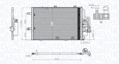 MAGNETI MARELLI 350203770000 — Радиатор кондиционера