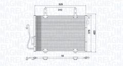 MAGNETI MARELLI 350203782000 — Радиатор кондиционера