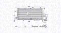 MAGNETI MARELLI 350203783000 — Радиатор кондиционера