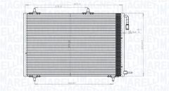 MAGNETI MARELLI 350203816000 — Radiator aer condiționat