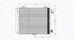 MAGNETI MARELLI 350203818000 — Радиатор кондиционера