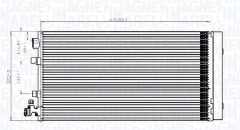 MAGNETI MARELLI 350203826000 — Радиатор кондиционера