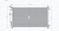 MAGNETI MARELLI 350203829000 — Radiator aer condiționat