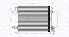 MAGNETI MARELLI 350203833000 — Радиатор кондиционера