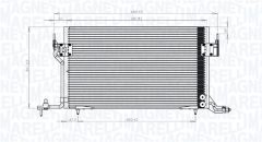 MAGNETI MARELLI 350203838000 — Radiator aer condiționat