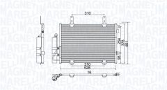 MAGNETI MARELLI 350203905000 — Радиатор кондиционера
