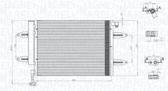 MAGNETI MARELLI 350203911000 — Radiator aer condiționat
