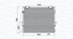 MAGNETI MARELLI 350203926000 — Radiator aer condiționat