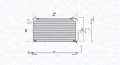 MAGNETI MARELLI 350203939000 — Radiator aer condiționat