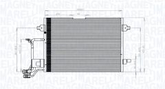 MAGNETI MARELLI 350203942000 — Радиатор кондиционера