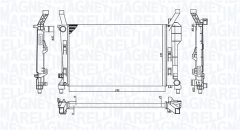 MAGNETI MARELLI 350213126200 — Радиатор охлаждения