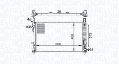 MAGNETI MARELLI 350213151700 — Радиатор охлаждения