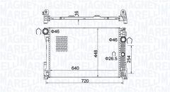 MAGNETI MARELLI 350213163300 — Радиатор охлаждения
