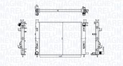 MAGNETI MARELLI 350213182100 — Radiator răcire motor