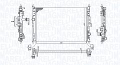 MAGNETI MARELLI 350213199600 — Radiator răcire motor