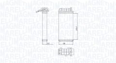 MAGNETI MARELLI 350218400000 — Радиатор печки