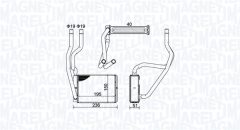 MAGNETI MARELLI 350218421000 — Радиатор печки