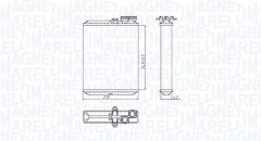 MAGNETI MARELLI 350218427000 — Радиатор печки