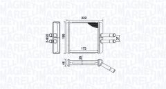 MAGNETI MARELLI 350218429000 — Радиатор печки