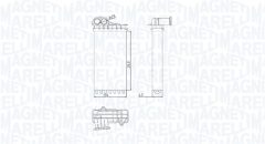 MAGNETI MARELLI 350218436000 — Radiator încălzire habitaclu