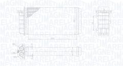 MAGNETI MARELLI 350218441000 — Радиатор печки