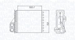 MAGNETI MARELLI 350218479000 — Радиатор печки