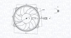 MAGNETI MARELLI 069422720010 — Вентилятор радиатора