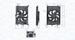 MAGNETI MARELLI 069422777010 — Вентилятор радиатора