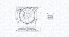 MAGNETI MARELLI 069422789010 — Вентилятор радиатора