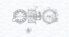 MAGNETI MARELLI 069412367010 — Ventilator habitaclu