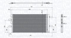 MAGNETI MARELLI 350203100300 — Radiator aer condiționat
