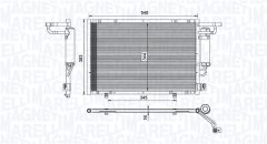 MAGNETI MARELLI 350203100600 — Радиатор кондиционера
