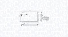 MAGNETI MARELLI 350203104300 — Radiator aer condiționat