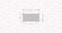 MAGNETI MARELLI 350203105100 — Radiator aer condiționat