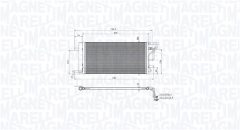 MAGNETI MARELLI 350203105200 — Radiator aer condiționat