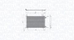 MAGNETI MARELLI 350203105500 — Радиатор кондиционера