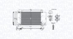 MAGNETI MARELLI 350203010600 — Radiator aer condiționat