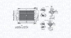 MAGNETI MARELLI 350203106600 — Радиатор кондиционера
