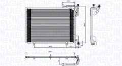 MAGNETI MARELLI 350203107100 — Радиатор кондиционера
