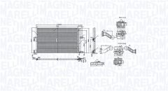 MAGNETI MARELLI 350203107600 — Радиатор кондиционера