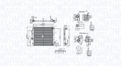 MAGNETI MARELLI 350203107700 — Радиатор кондиционера