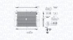 MAGNETI MARELLI 350203010800 — Радиатор кондиционера