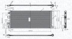 MAGNETI MARELLI 350203170000 — Radiator aer condiționat