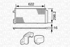 MAGNETI MARELLI 350203226000 — Радиатор кондиционера